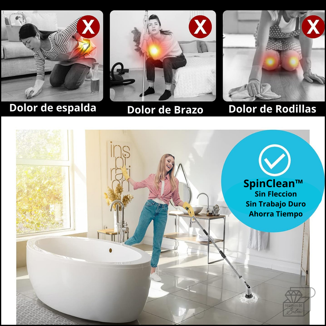 💥SpinClean™CEPILLO De Limpieza 7 EN 1🌟