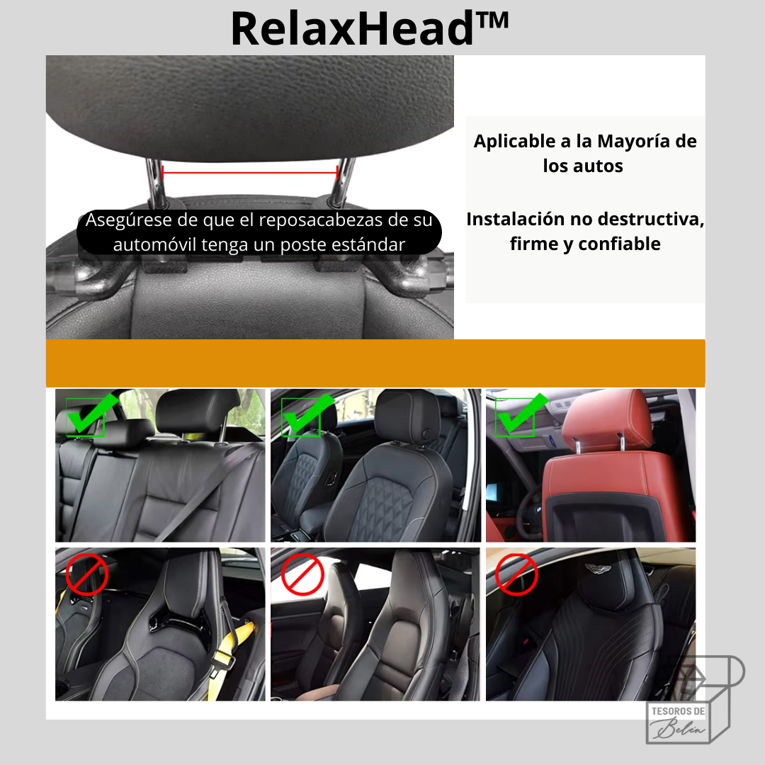 🚘RelaxHead™ Reposa Cabeza Para Auto🚗