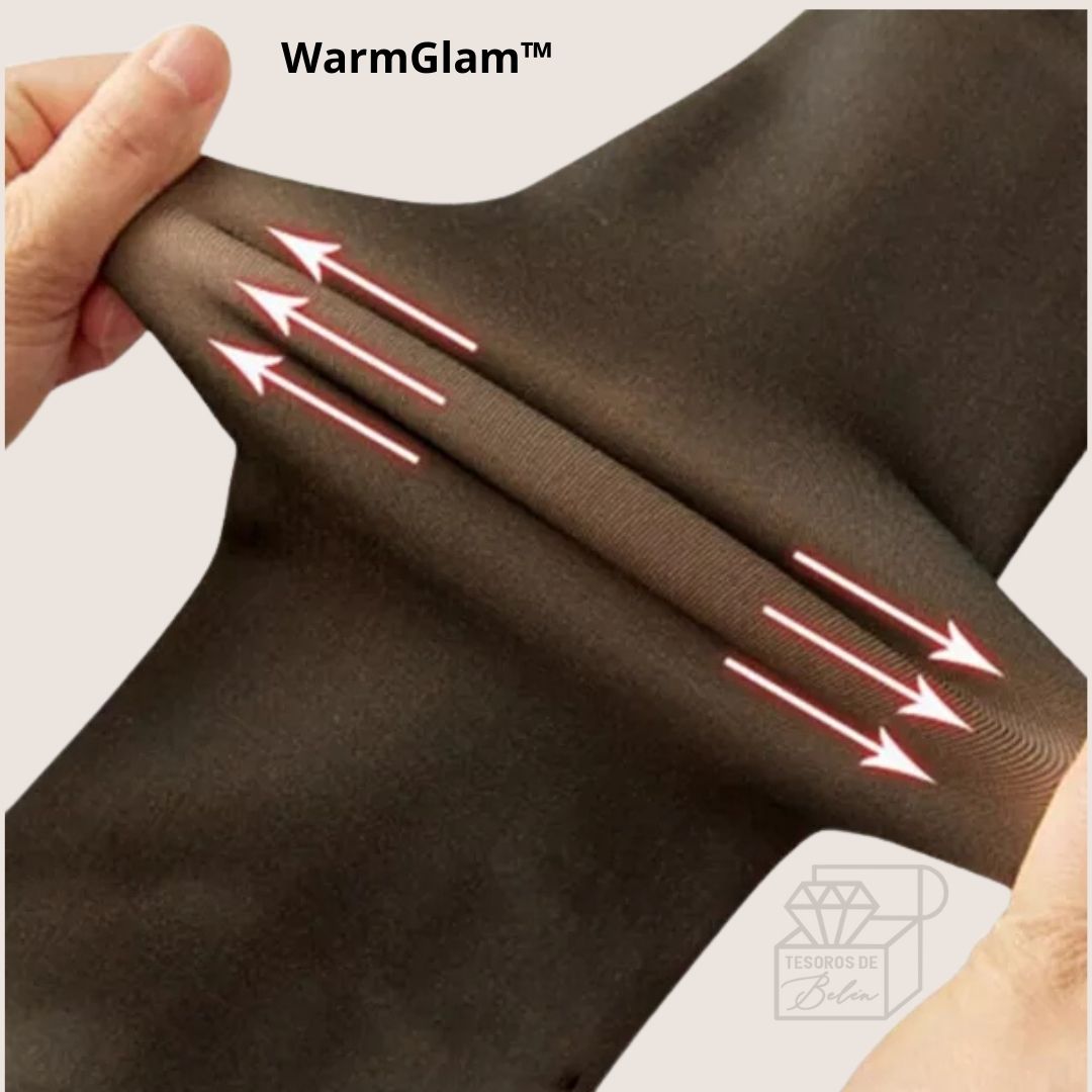 WarmGlam™Pantys Efecto Piel Con Faja Levanta Cola