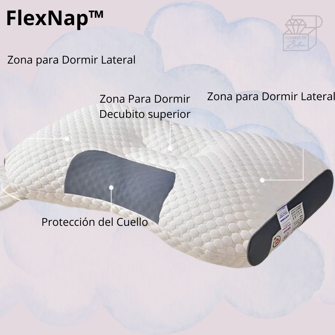 FlexNap™Almohada Cervical Ergonómica