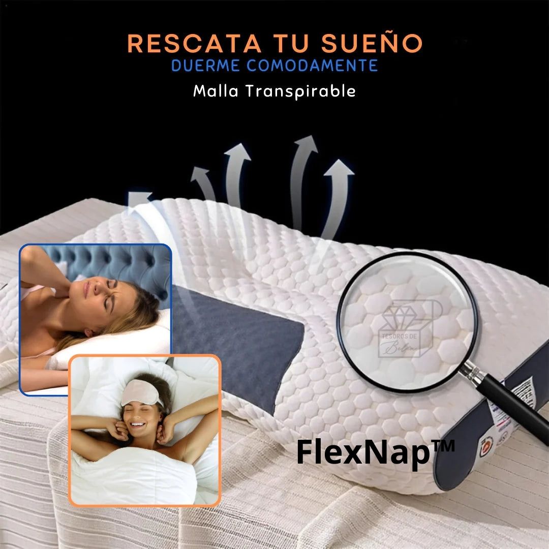 FlexNap™Almohada Cervical Ergonómica