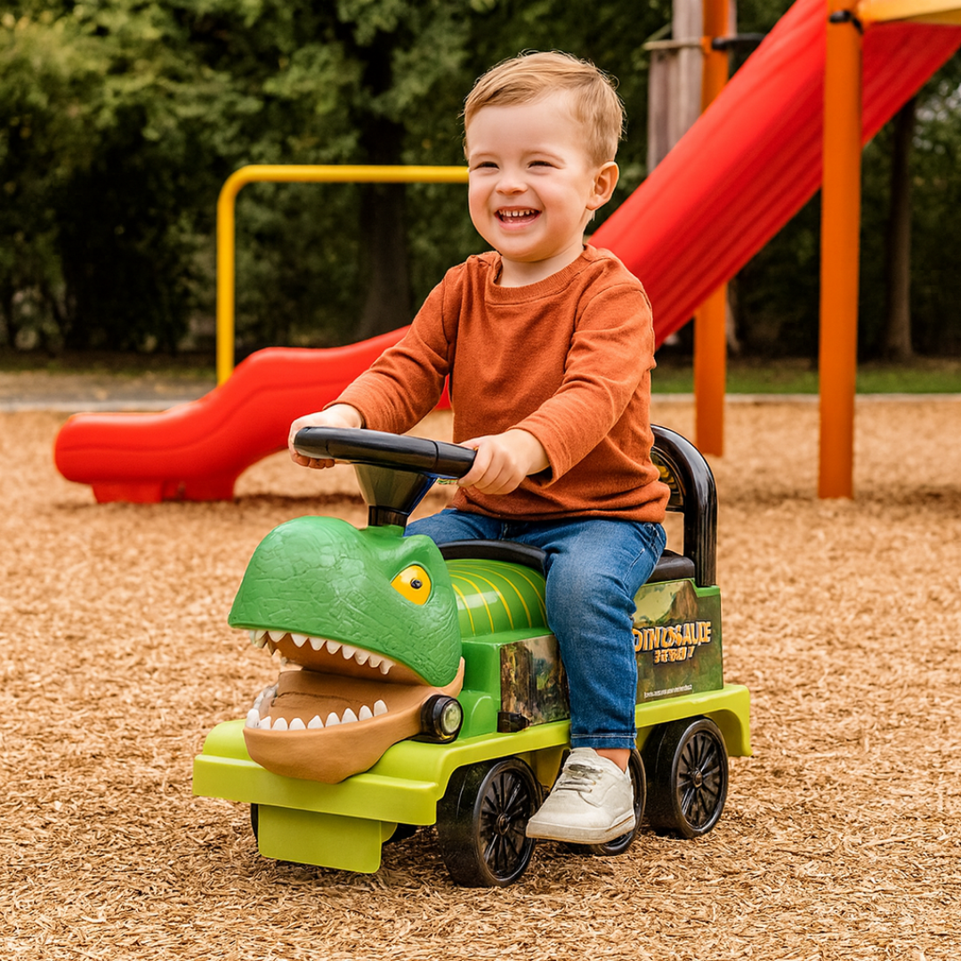 Correpasillo Carita De Dinosaurio Tren