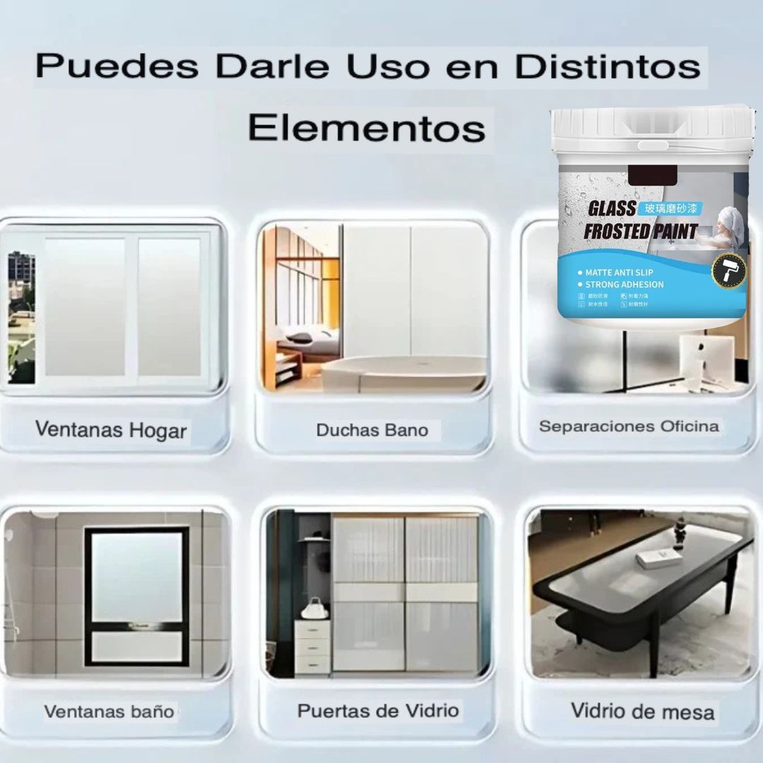 Glim™ Pintura Para Vidrio Con Efecto Esmerilado