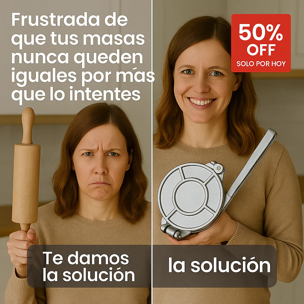 Prensa para tortillas y sopaipillas