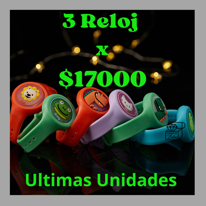 🦟PACK 3 PULSERAS REPELENTES 🦟🐜