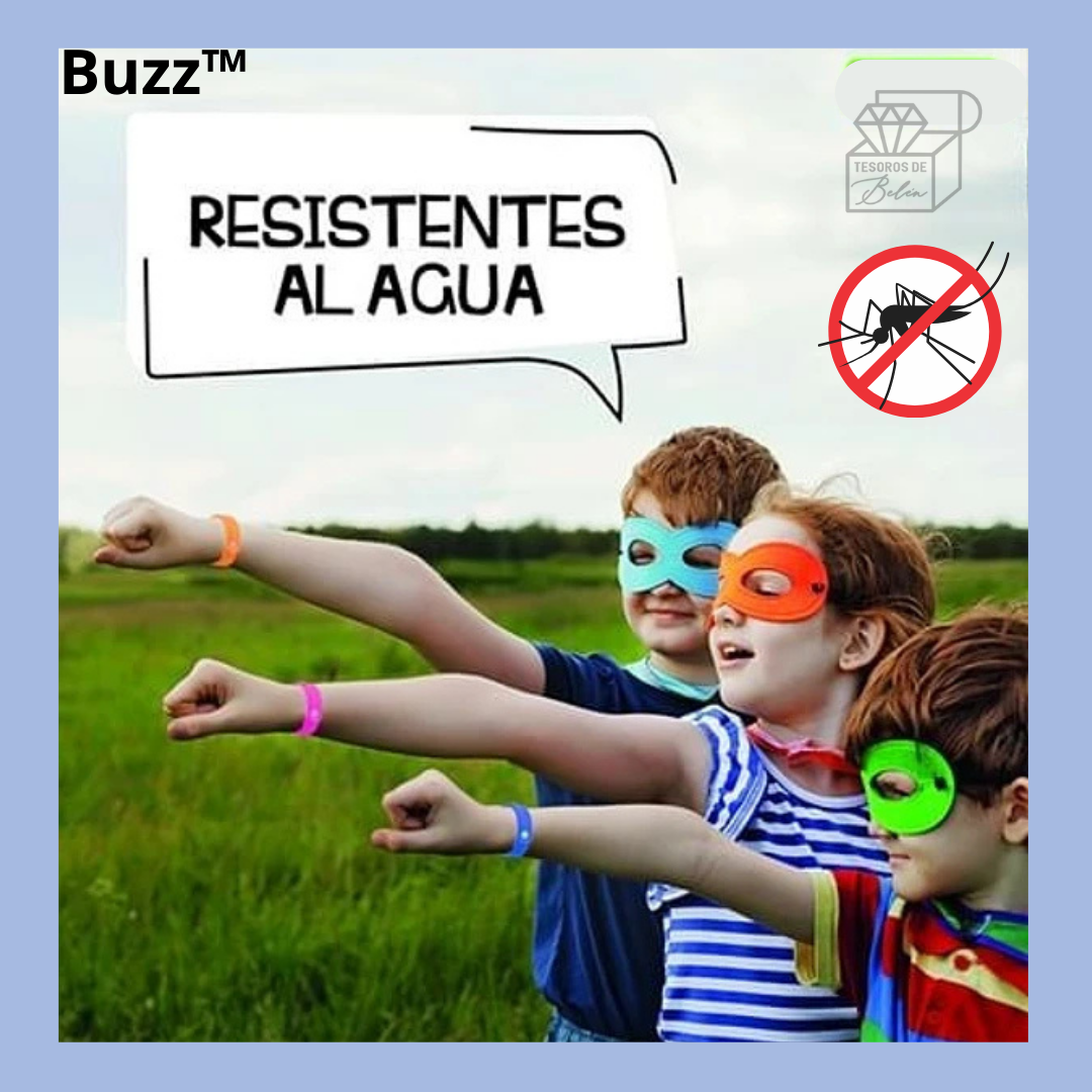 🦟PACK 3 PULSERAS REPELENTES 🦟🐜