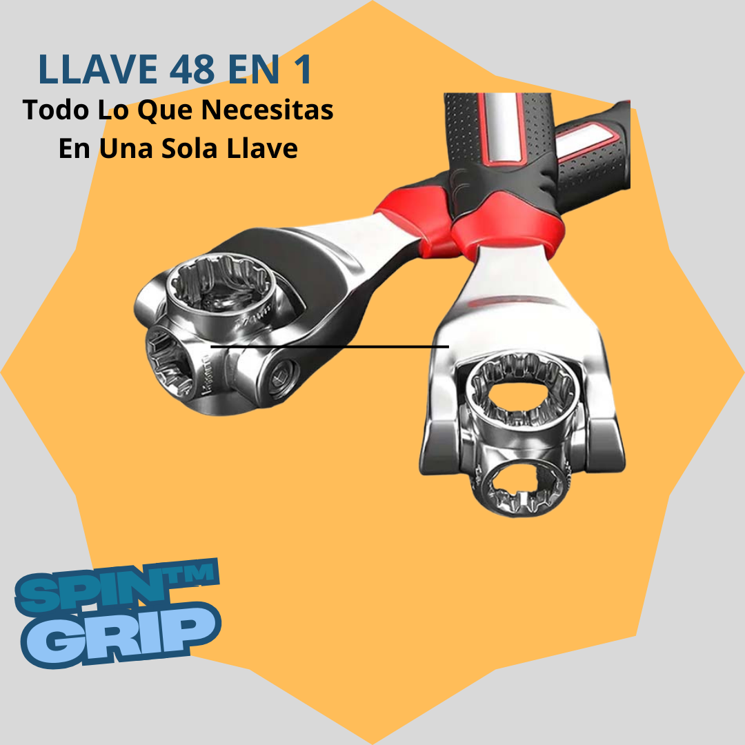 SpinGrip™Llave Universal48 En 1