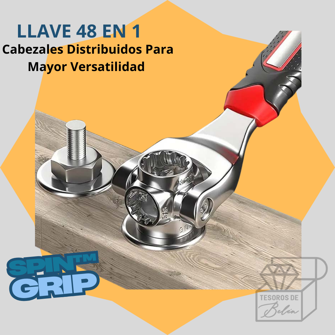 SpinGrip™Llave Universal48 En 1