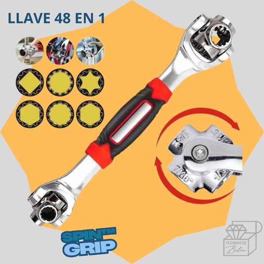 SpinGrip™Llave Universal48 En 1