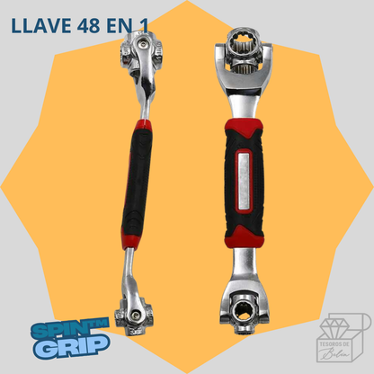 SpinGrip™Llave Universal48 En 1