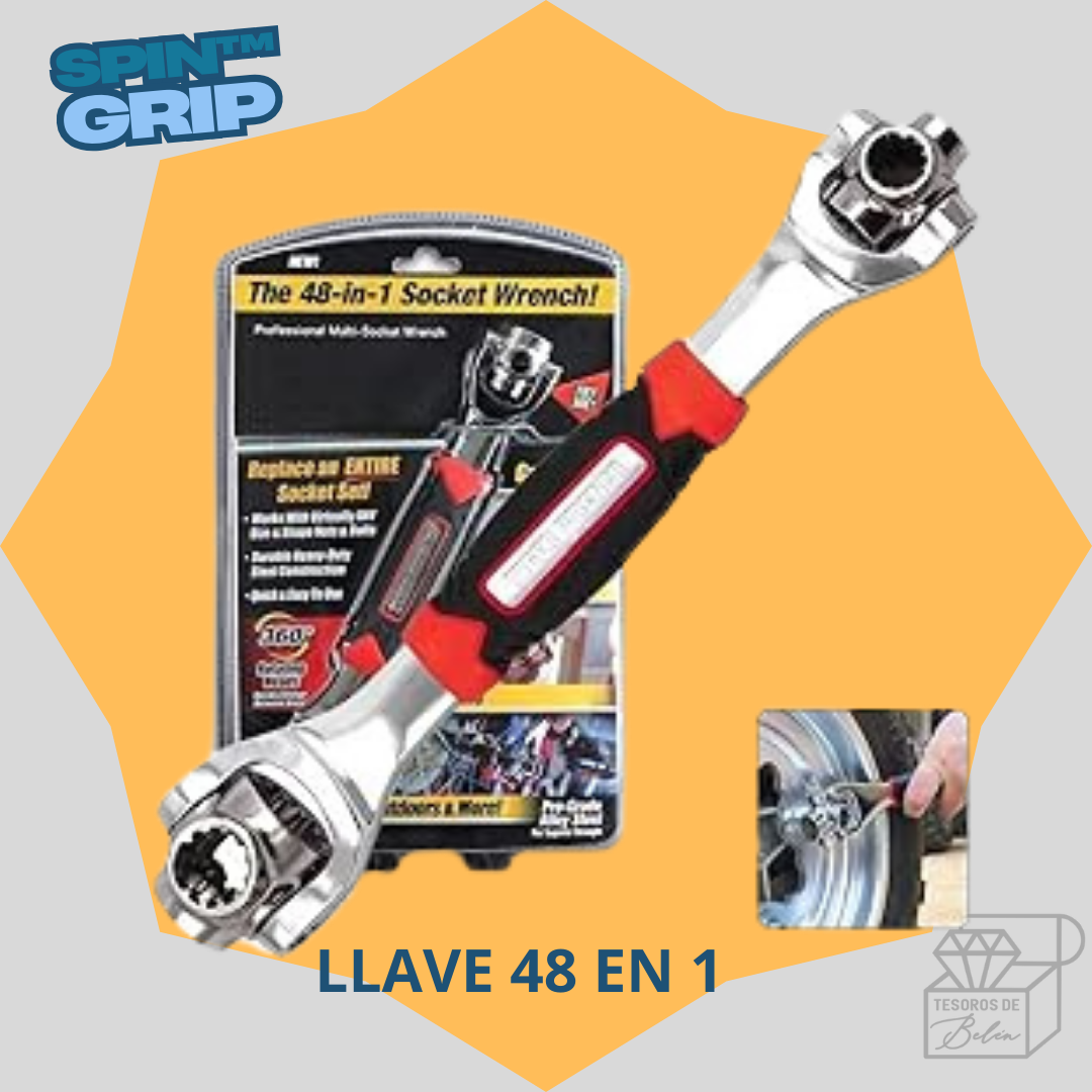 SpinGrip™Llave Universal48 En 1
