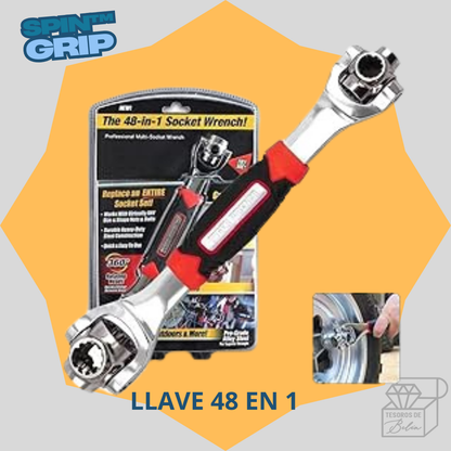 SpinGrip™Llave Universal48 En 1