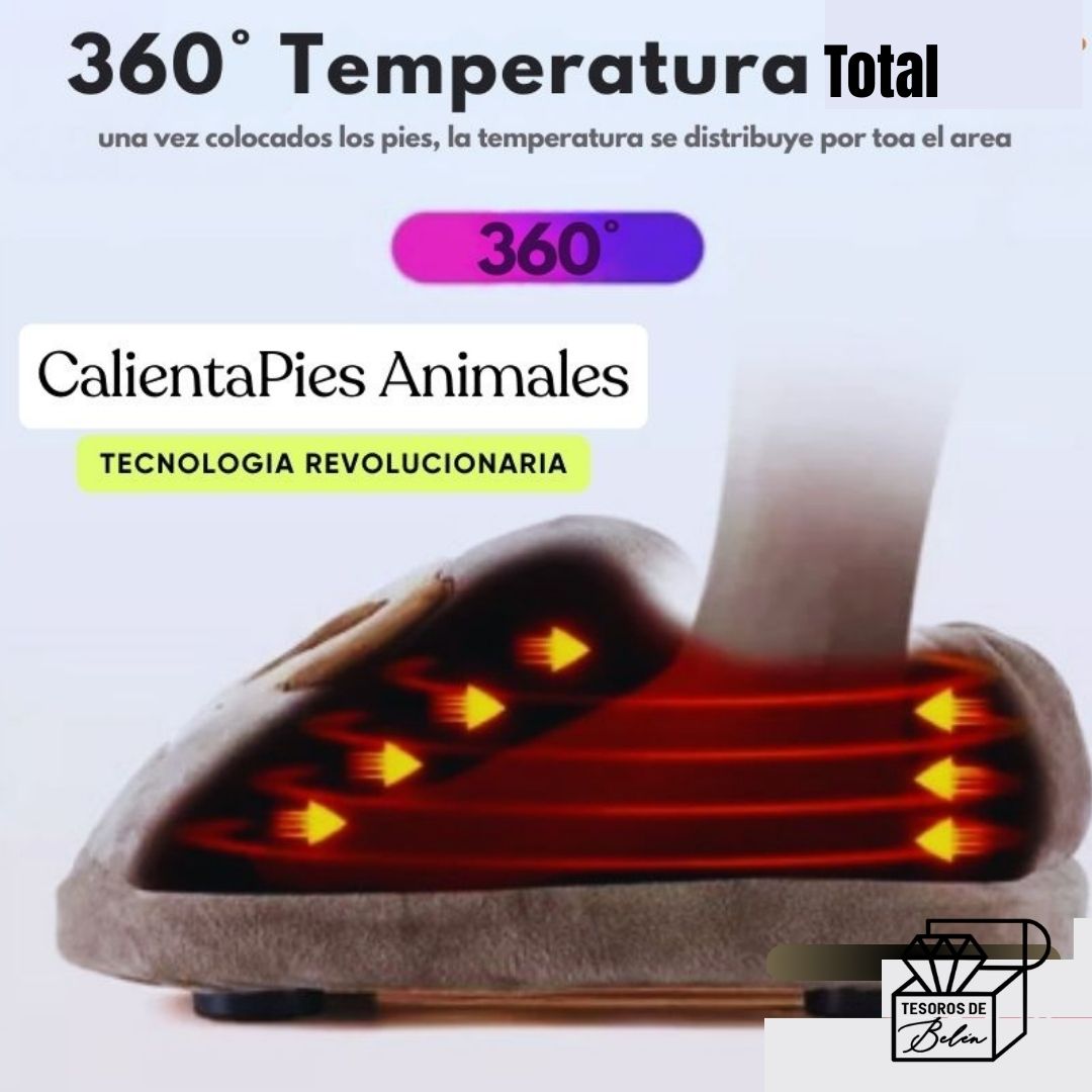 🦶Masajeador Calienta Pies Termico 2 en 1💫