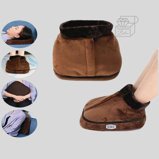 🦶Masajeador Calienta Pies Termico 2 en 1💫